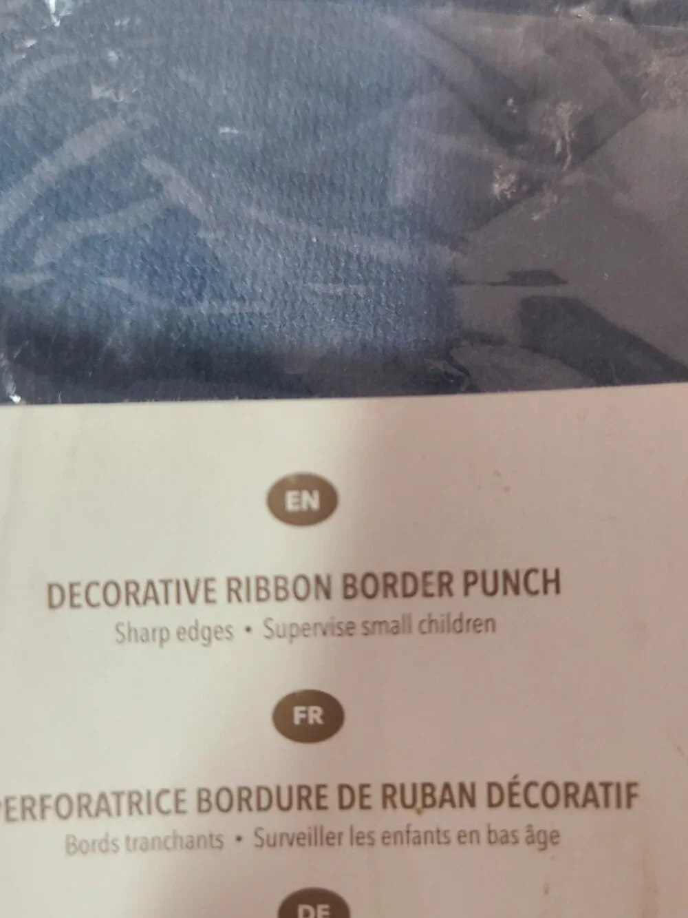 Stampin Up Punch Decorative Ribbon Border